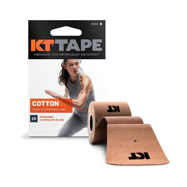 KT Tape, Original Cotton, Elastic Kinesiology Athletic Tape, 20 Count